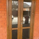 درب وپنجره upvc لمینت رنگی کد 02